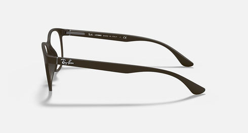 RAYBAN Unisex Eyeglasses RX7183-8063 Sand Brown 51-19-145